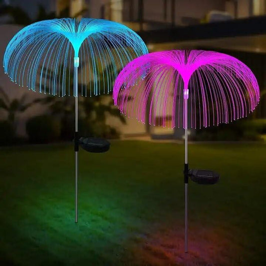 Solar Garden Lights Outdoor 1 Pack Solar Jellyfish Light